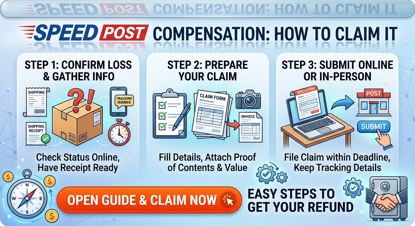 Speed Post Compensation for Lost Parcel: How to Claim It
